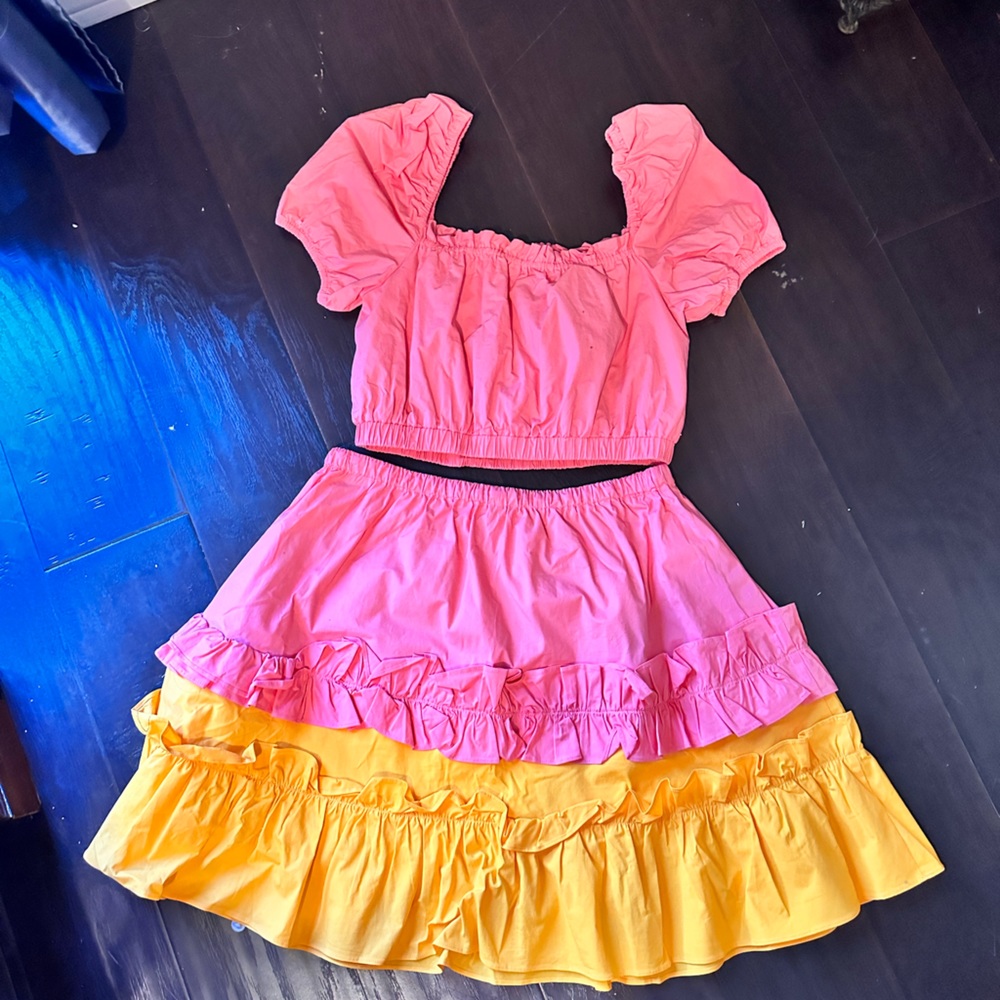 Cute little outfit from Dillards the brand is LDT